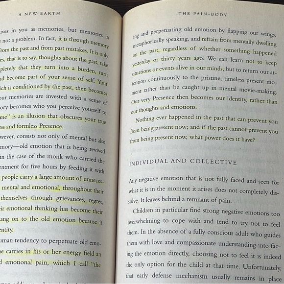 A New Earth: Awakening to Your Life's Purpose
by Eckhart Tolle Oprah’s Book Club - Picture 2 of 3